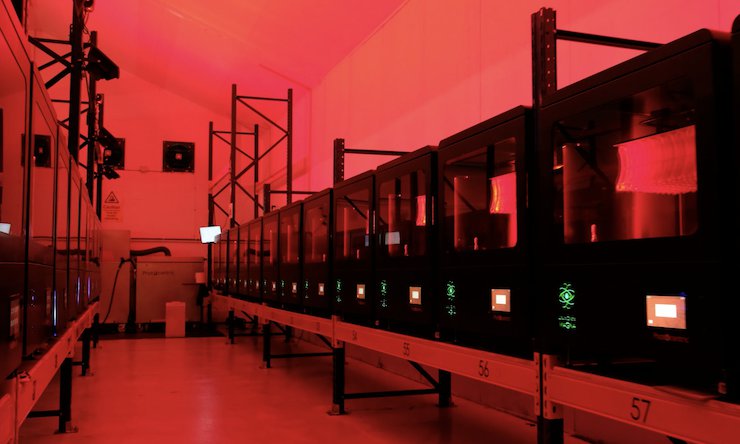 Photocentric Magna 3D print farm.