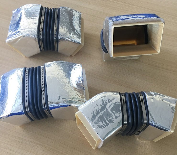 Rustin Stratasys      Rustin minimised downtime on Alstom’s production lines by producing end connectors for a right-angled joint that were 3D printed in ULTEM 9085 resin.