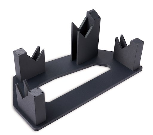 Stratasys F123 carbon fibre      Part produced with Stratasys' FDM ABS-CF10 material.