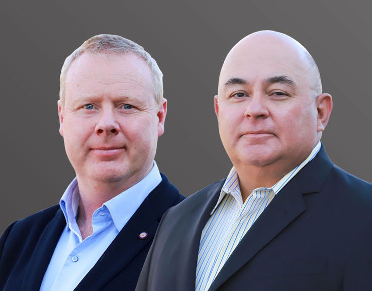 Uniformity Labs VP BD & Sales      Geoffrey Doyle (left) and Walter Tersigni (right).