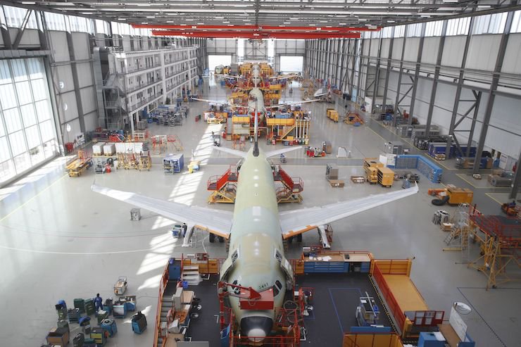 Airbus A320 production facility.      Airbus A320 production facility. - Airbus
