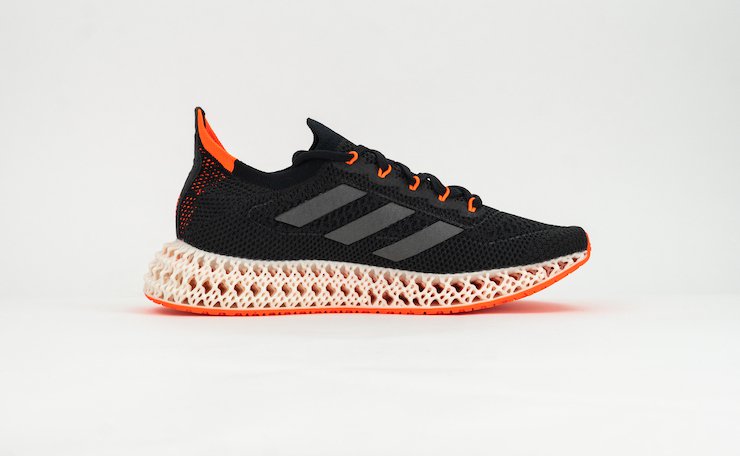 adidas 4DFWD running shoe with Carbon 3D printed midsole.