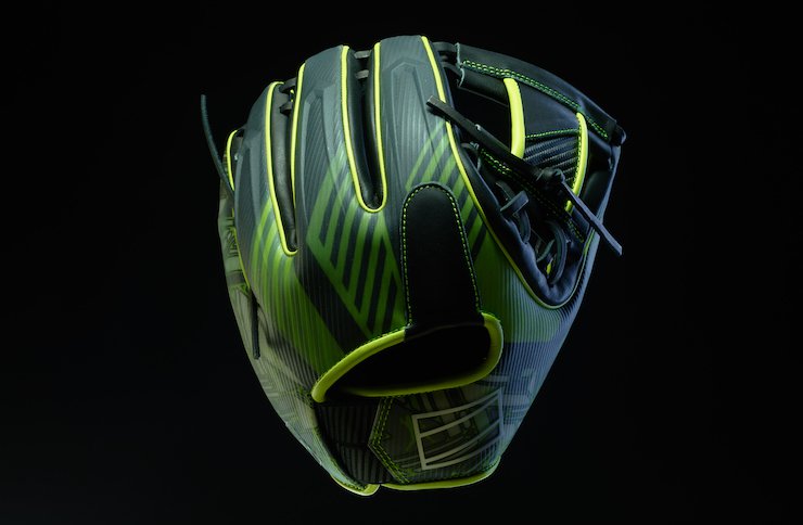 Rawlings REV1X glove was features a lattice structure 3D printed with Carbon's Digital Light Synthesis technology.