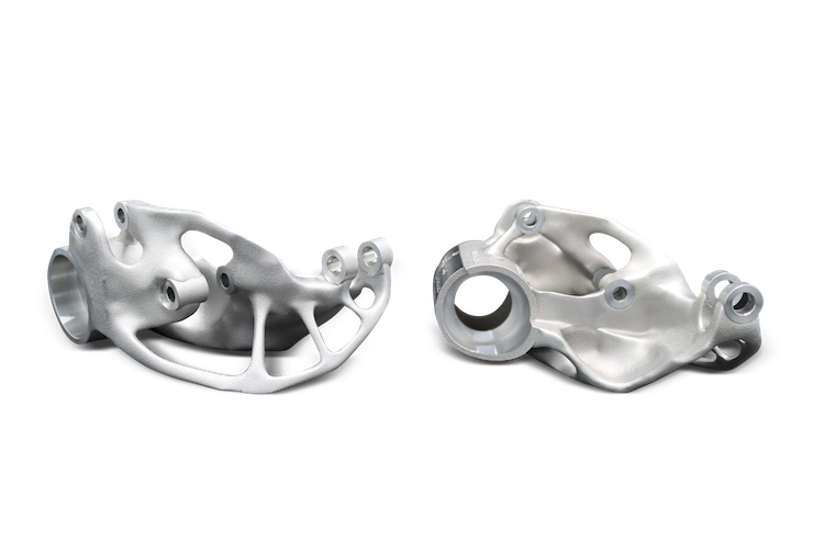 Metal structural components 3D printed in certified Scalmalloy on a 3D Systems DMP FLEX 350