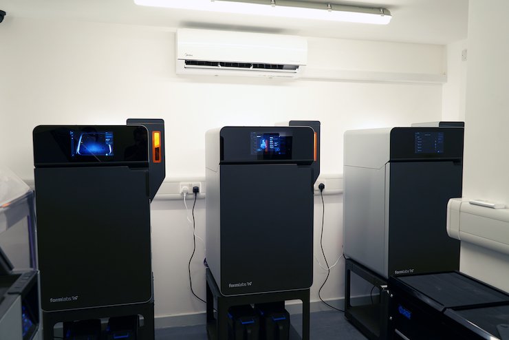 Formlabs Fuse 1 3D printers.