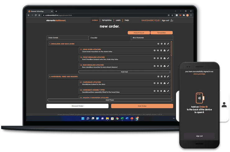 Authentise/ Elements Technology Platform