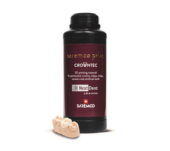 Employing CROWNTEC as part of the NextDent digital dentistry solution is said to enable production of permanent crowns that are 30% stronger than those produced using previous generations ...