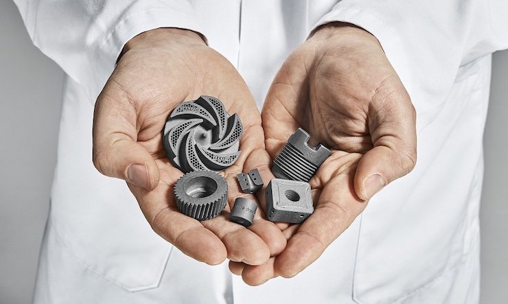 Cemented carbide components printed by Sandvik. - Sandvik