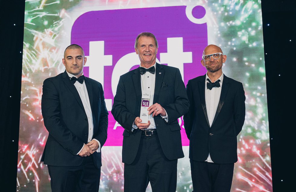 Terry Wohlers is inducted into the TCT Hall of Fame at the TCT Awards 2022