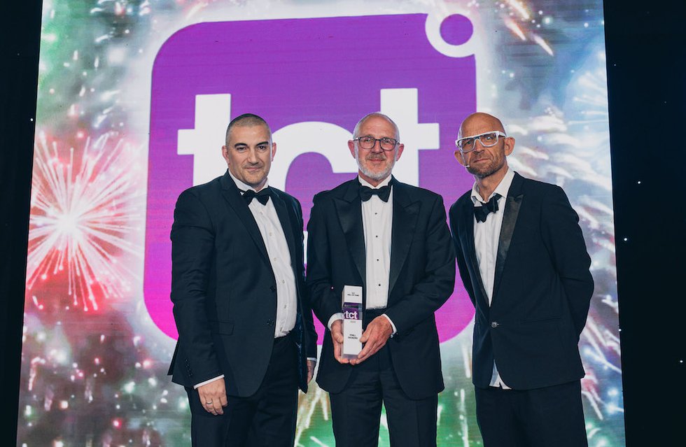 Phill Dickens is inducted into the TCT Hall of Fame at the TCT Awards 2022