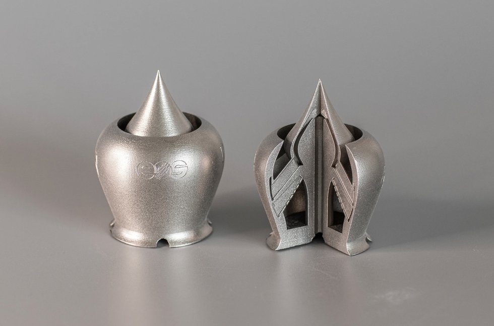 Aerospike nozzle built in EOS NickelAlloy HAYNES 282 (Credit: EOS)