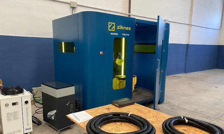 Ziknes works with Meltio to create the Z-Metal One robotic additive manufacturing machine
