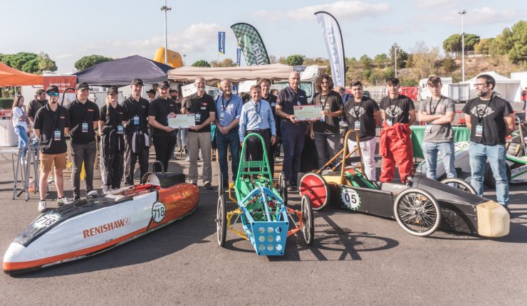 Renishaw Greenpower team in Barcelona - Renishaw