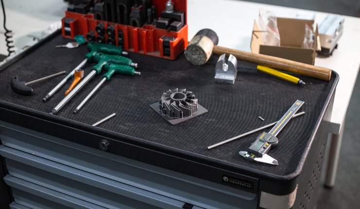 Fan rotor model 3D printed with BASF Ultrafuse 17-4 PH - Zortrax