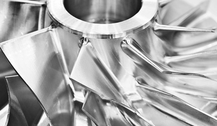 Close-up of a 316L stainless steel part form 3DEO - 3DEO