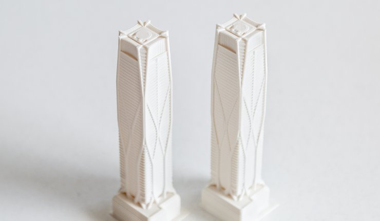 A part printed at standard speed on a Zortrax printer vs a part printed with speed mode - Zortrax