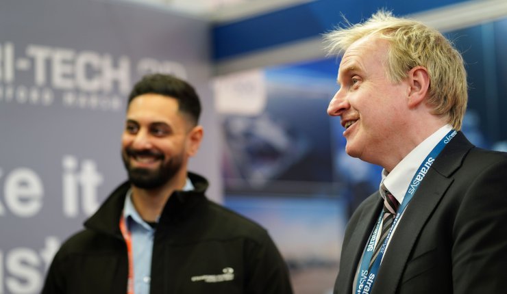 Amish Jani, Stratasys Sales Specialist (left) and Engineering Director Paul Webber (right) of Tri-Tech 3D - Tri-Tech 3D