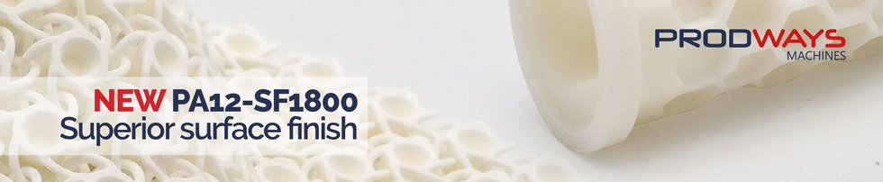 Prodways introduces more sustainable PA12-SF1800 SLS 3D printing powder
