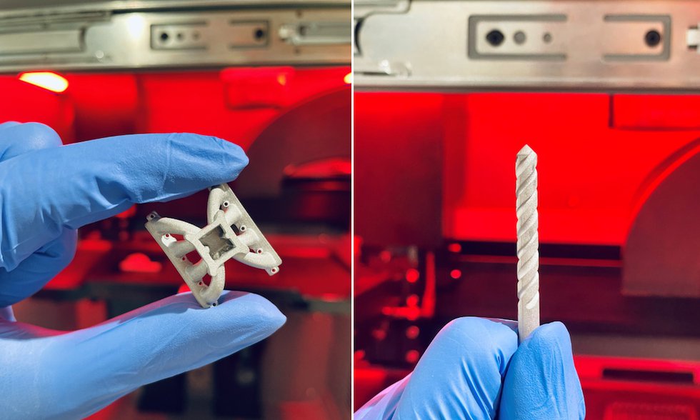 Parts printed in recycled titanium powder usingLithography-based Metal Manufacturing - Laura Griffiths