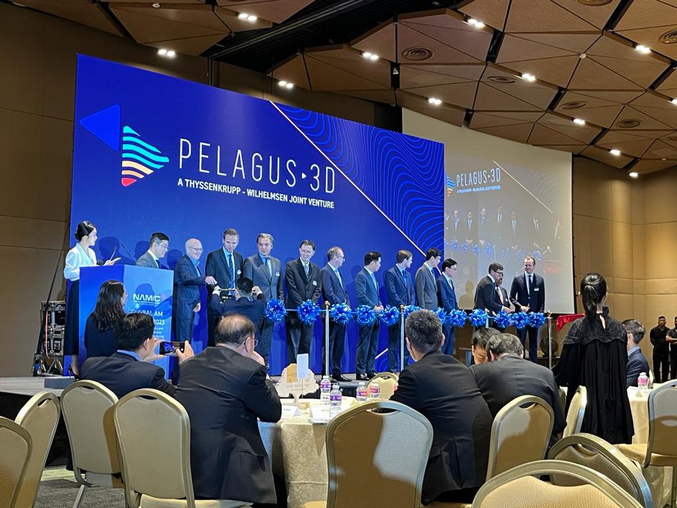 Thyssenkrupp and Wilhelmsen Unveil Pelagus 3D at NAMIC's Global Additive Manufacturing Summit 2023