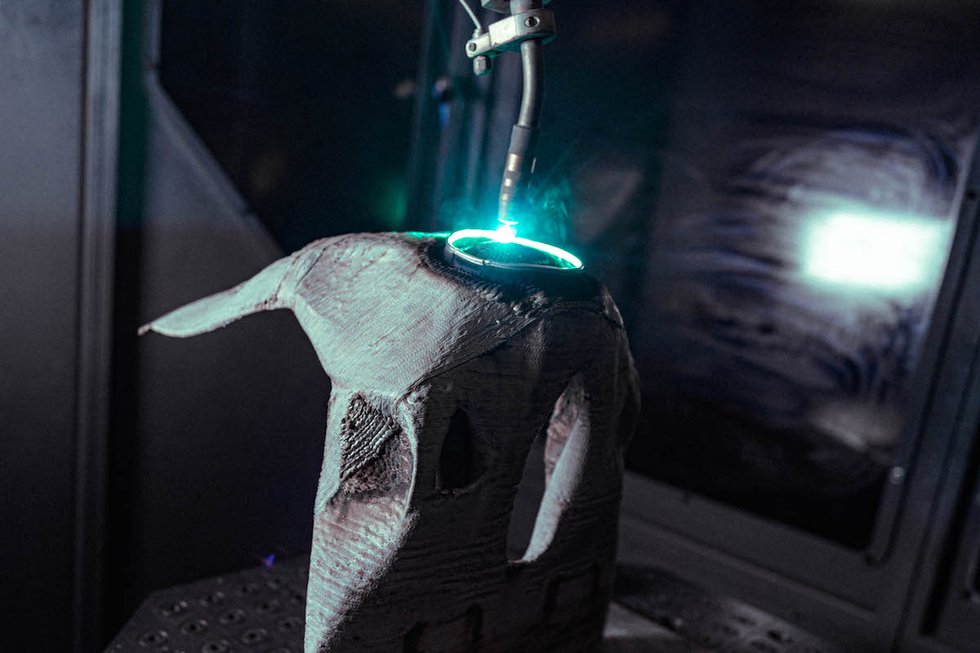 WAAM production process - BMW