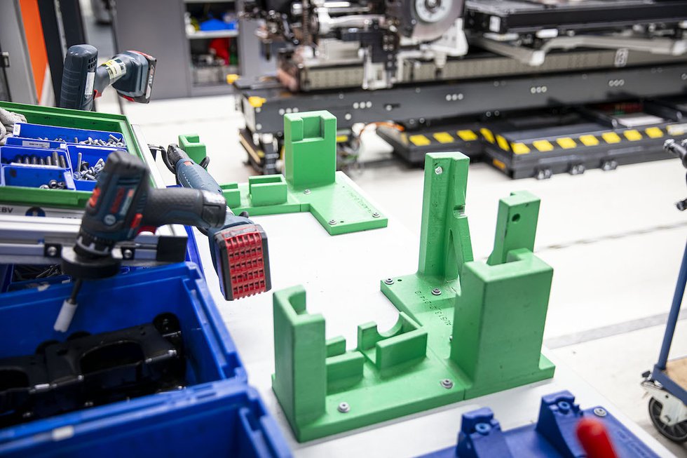 Audi Sport 3D printed fixtures - trinckle