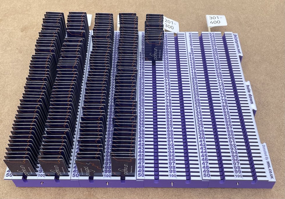 3D printed Parkrun token tray - Malcolm Nicholls Ltd