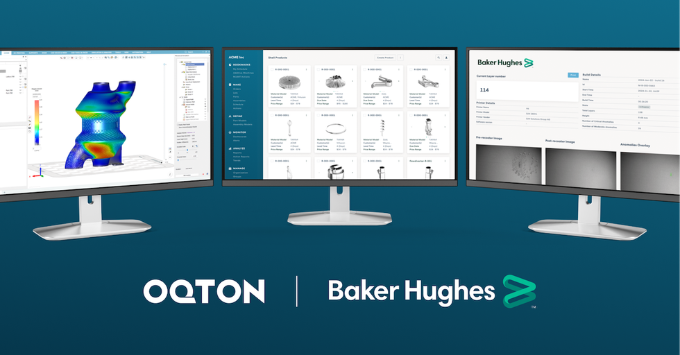 Oqton and Baker Hughes announce milestone in technical partnership - Oqton/Baker Hughes