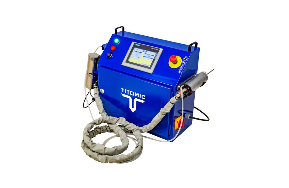 Titomic's D523 cold spray system. - Titomic
