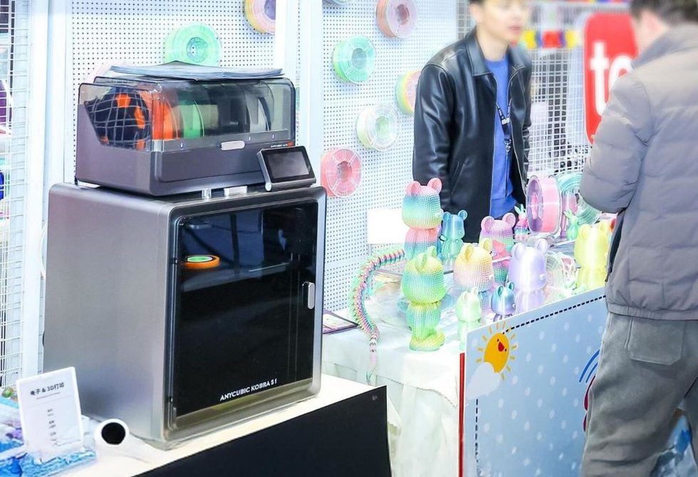 Anycubic Kobra S1 Combo at TCT Asia 2025. - Anycubic
