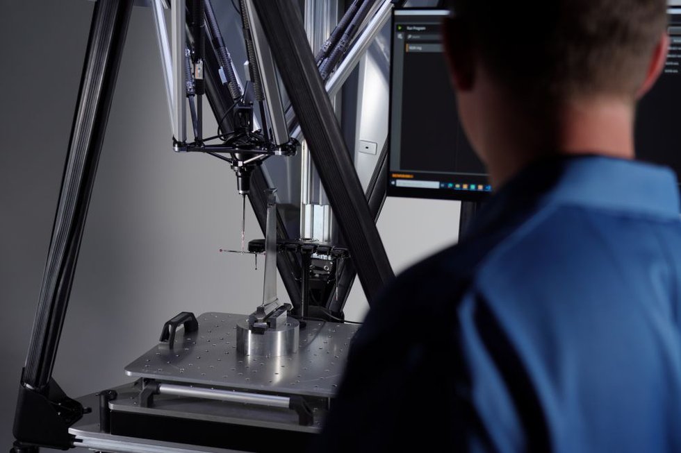 Equator–X dual-method gauging system in operation - Renishaw