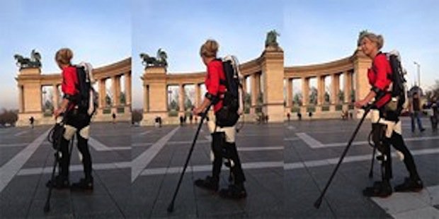 Amanda Boxtel - Amanda Boxtel in an Ekso-Suit made using 3D Systems' technology.