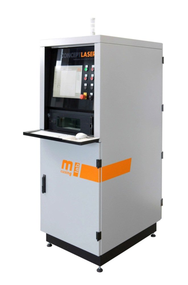 Concept Laser      The Mlab cusing produces intricate metal parts for a variety of industries directly from 3D CAD data.