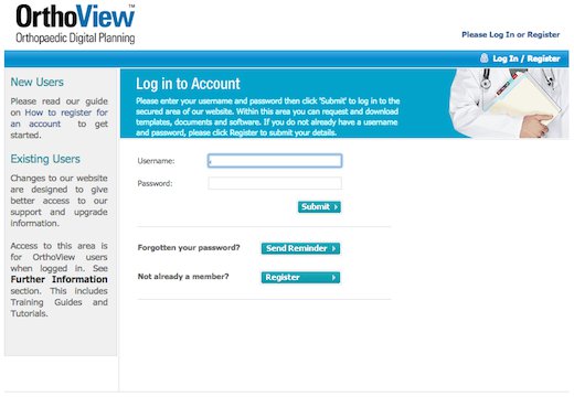 OrthoView template library