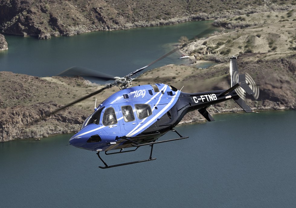 The Bell 429      Parts of the environmental control system on this commercial helicopter were produced using EOS AM technology (courtesy Bell Helicopter). - EOS