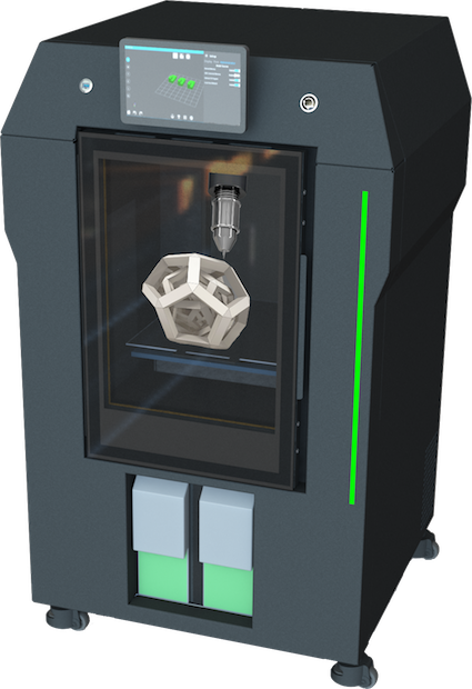 Quant3D Q1000 Industrial Printer.