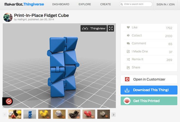 Thingiverse partners with 3D Hubs.