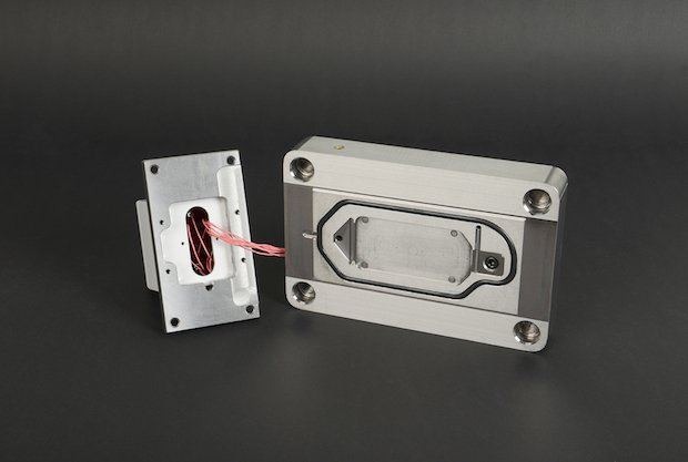 Sensor-equipped die insert with laser-structured air venting channels.