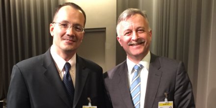 Chris Krampitz and Onno Ponfoort      L to R: Chris Krampitz and Onno Ponfoort