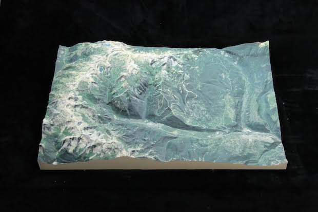 WhiteClouds map model      WhiteClouds 3D map model - WhiteClouds