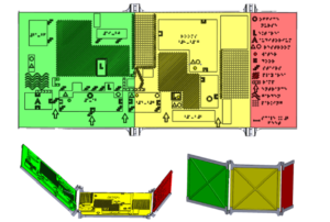 3D-printed map model                The map design from the 3D printing project with Pasadena City College students