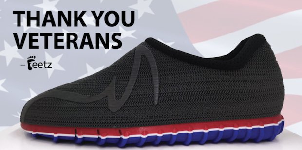 Feetz Veteran's Day special offer