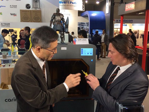 Carima and Materialise formnext 2016      CEO of Carima, B.K. Lee and the VP of Materialise's software business unit, Stefaan Motte at formnext 2016 - Materialise