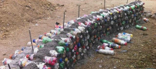 Plastic bottle walls      How plastic bottles can be implemented into the wall-building process. - CBS8 News