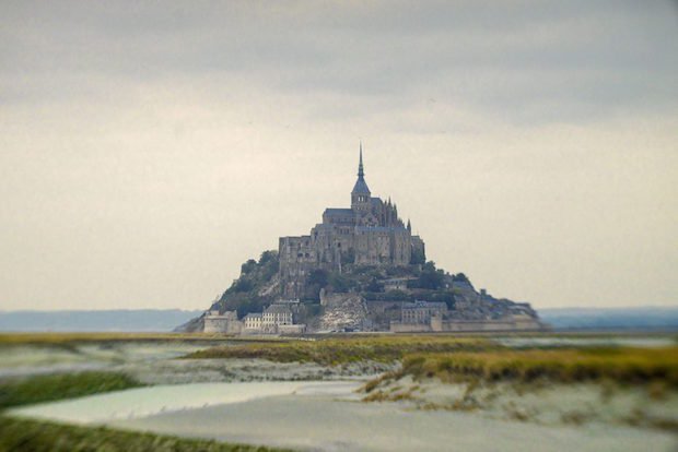 Mont Saint Michel Abbey      The Mont Saint Michel Abbey photographed by Mathieu Stern with his 3D-printed lens - Mathieu Stern