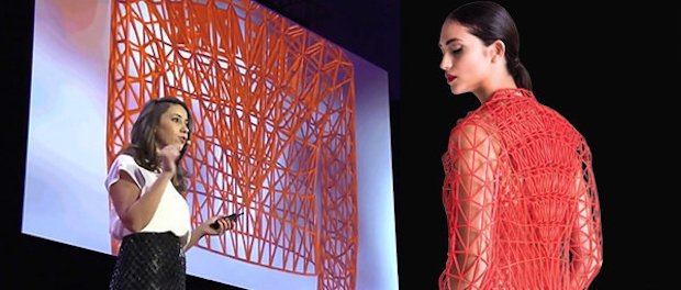 Danit Peleg      Danit Peleg presents her process of creating 3D printed garments.