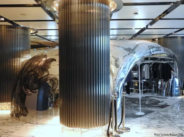 Louis V pop up store      The pop-up store, in Westfield Sydney, was created by Omus using Massivit 1800 3D printers in just two weeks. - Andy McCourt 2016