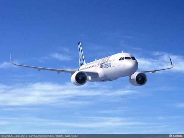 Airbus A320 plane      Arconic will supply 3D-printed ducting components for the A320 family of aircraft. - Airbus S.A.S 2014