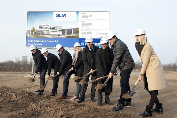 SLM Solutions German production facility      SLM Solutions break ground on new production facility