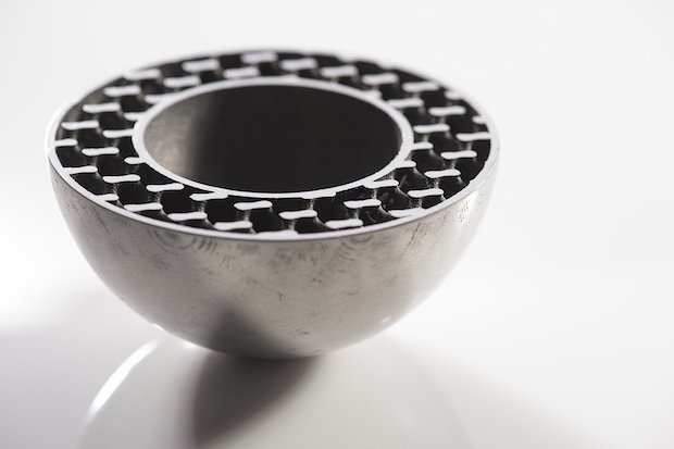 Nottingham Uni car component      A lattice specimen, specifically triply periodic minimal surface (TPMS) lattice structures, which are a focus of the FLAC project. This specimen was desig...